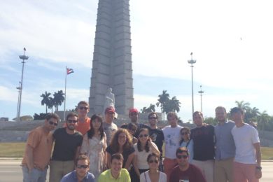 Lauder students in Cuba LIV