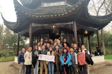 Group photo in Suzhou Garden